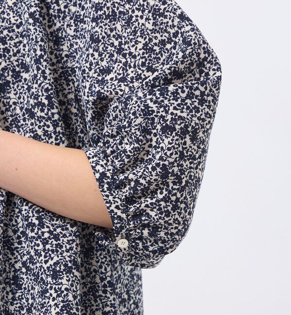 MACKINTOSH PHILOSOPHY「バイカラーフラワープリントブラウス」|シャツ・ブラウス|