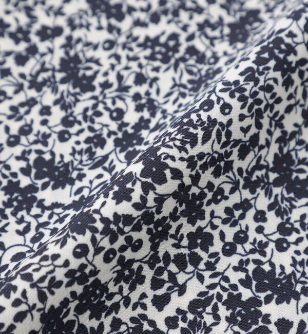 MACKINTOSH PHILOSOPHY「バイカラーフラワープリントブラウス」|シャツ・ブラウス|