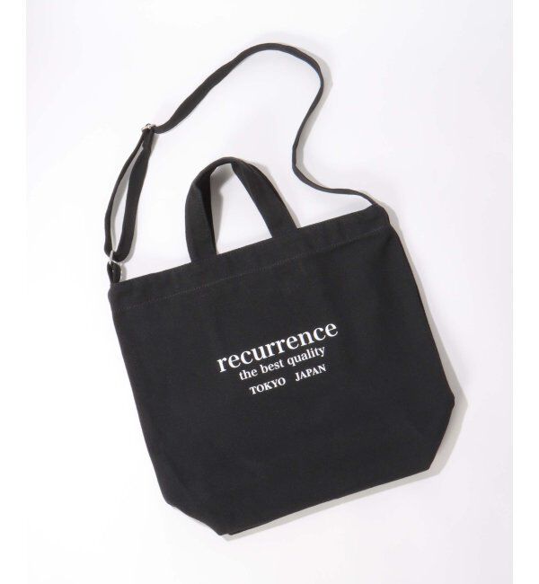 ikka「2wayキャンバストート」|その他|ブラック