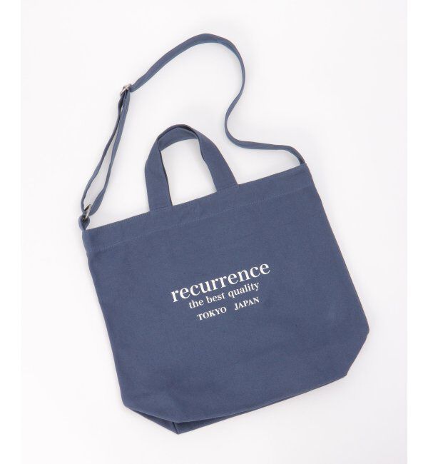 ikka「2wayキャンバストート」|その他|ミディブルー