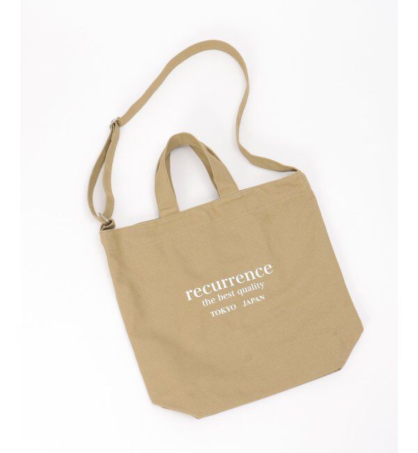 ikka「2wayキャンバストート」|その他|ベージュ