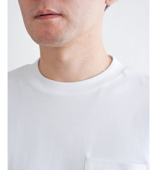 IKKA LOUNGE「ポンチクルーネックジャケットTシャツ」|Tシャツ・カットソー|