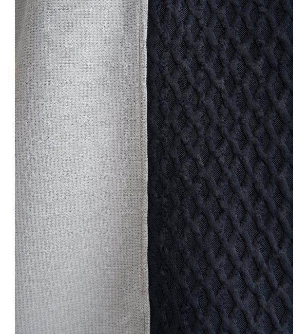 ikka「フクレジャカードワッフル切り替えTシャツ」|Tシャツ・カットソー|