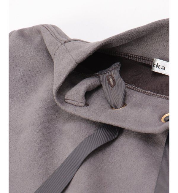 ikka kids「フェイクスエードサイドジップ使いプルオーバー（120~160cm）」|Tシャツ・カットソー|