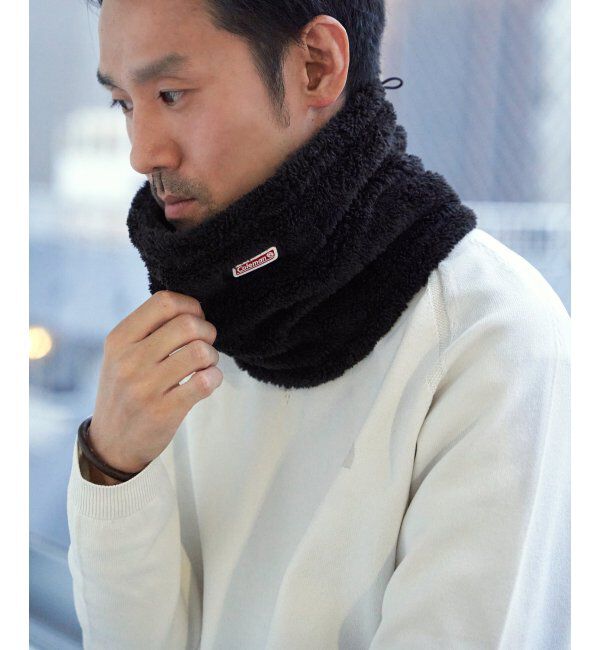 ikka「Coleman ボアネックウォーマー」|マフラー|