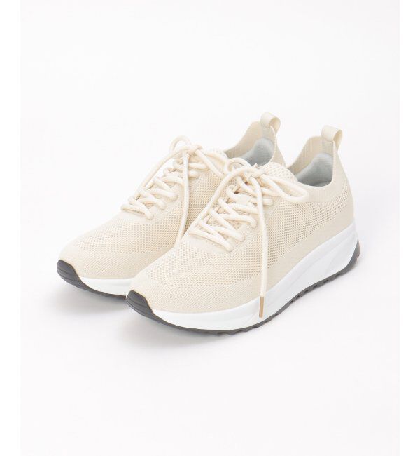 ikka「洗えるニットスニーカー」|その他|ホワイト