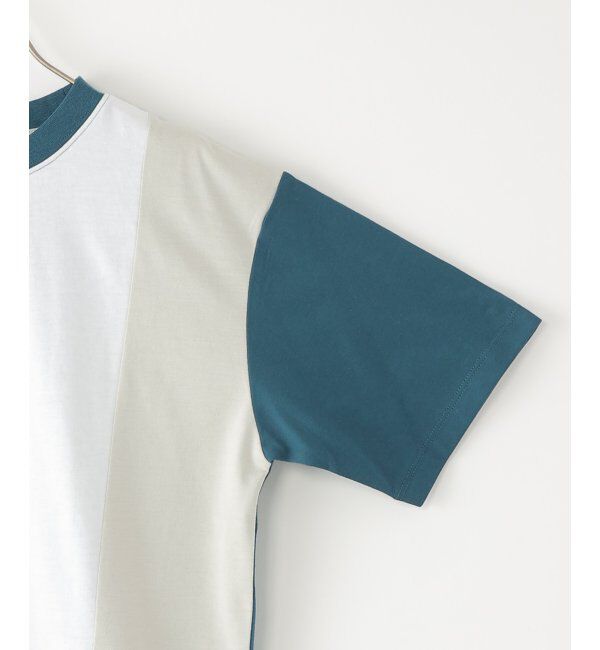 ikka kids「【親子コーデ】冷感ブロックスTシャツ（120~160cm）」|Tシャツ・カットソー|