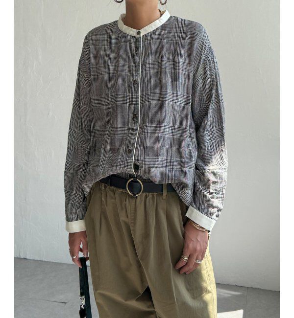 Lbc with Life「クレリックパイピングシャツ」|シャツ・ブラウス|