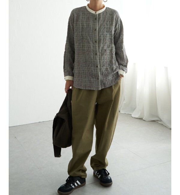 Lbc with Life「クレリックパイピングシャツ」|シャツ・ブラウス|