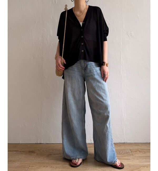 Lbc with Life「接触冷感ドルマンカーディガン」|カーディガン|