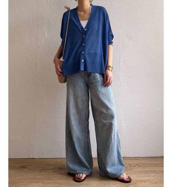 Lbc with Life「接触冷感ドルマンカーディガン」|カーディガン|