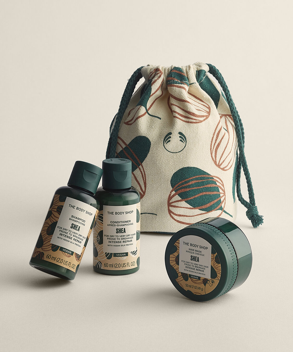 THE BODY SHOP「SB ヘア トライアルセット（香り：シア）」|キット・セット|