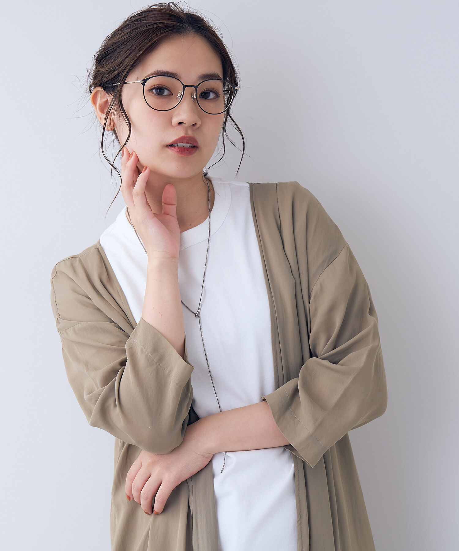  「ボストン型 メガネ｜丸みのあるメタルのボストンフレーム/CLASSIC レンズ交換券付き」|メガネ|