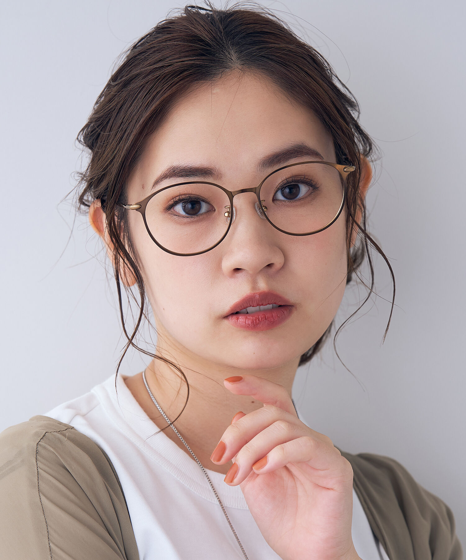  「ボストン型 メガネ｜丸みのあるメタルのボストンフレーム/CLASSIC レンズ交換券付き」|メガネ|