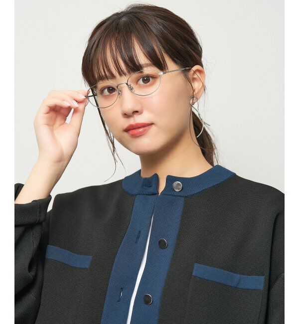  「Zoff｜SHIBATA HIKARI｜メガネ｜メタルフレーム｜伊達・度付き レンズ交換券付」|メガネ|