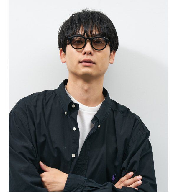  「【WEB限定】ボストン型 サングラス | クラウンパント カラーレンズ 軽量 トレンド 紫外線対策 UVカット」|サングラス|