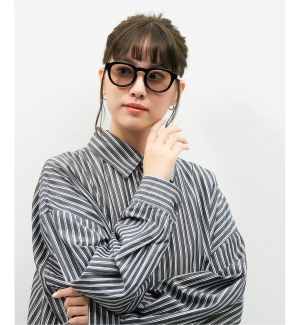  「【WEB限定】ボストン型 サングラス | クラウンパント カラーレンズ 軽量 トレンド 紫外線対策 UVカット」|サングラス|