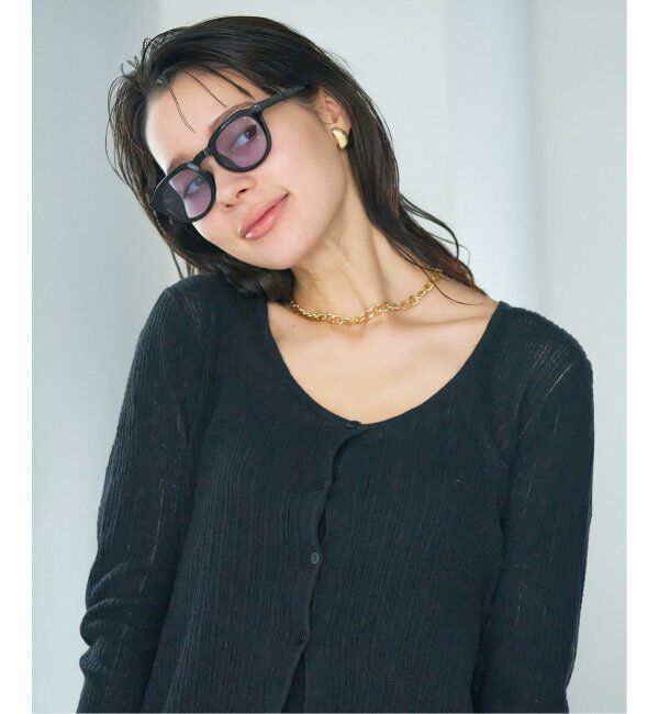 「【WEB限定】ボストン型 サングラス | クラウンパント カラーレンズ 軽量 トレンド 紫外線対策 UVカット」|サングラス|