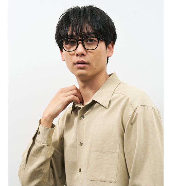  「【WEB限定】ウェリントン型 調光サングラス | カラーレンズ 軽量 紫外線対策 UVカット レンズの色が変わる」|サングラス|