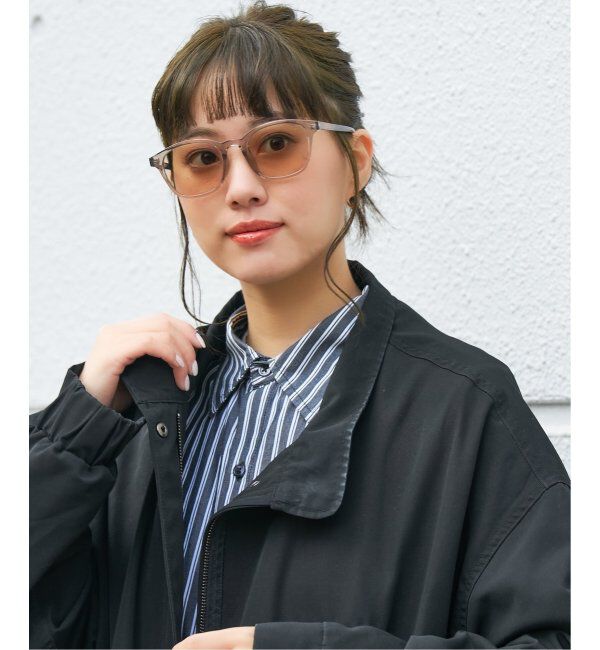  「【WEB限定】ウェリントン型 調光サングラス | カラーレンズ 軽量 紫外線対策 UVカット レンズの色が変わる」|サングラス|