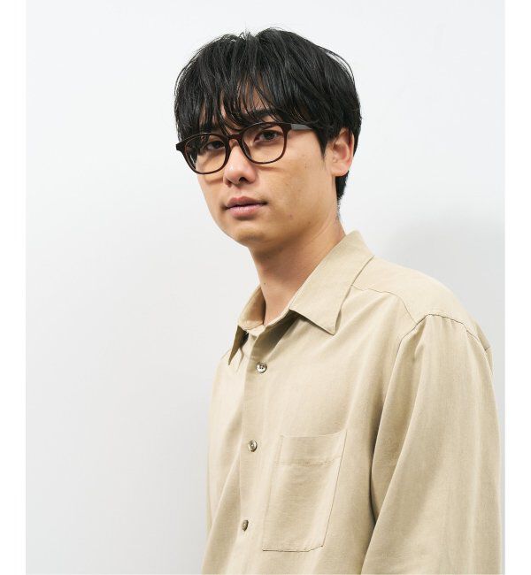  「【WEB限定】ウェリントン型 調光サングラス | カラーレンズ 軽量 紫外線対策 UVカット レンズの色が変わる」|サングラス|