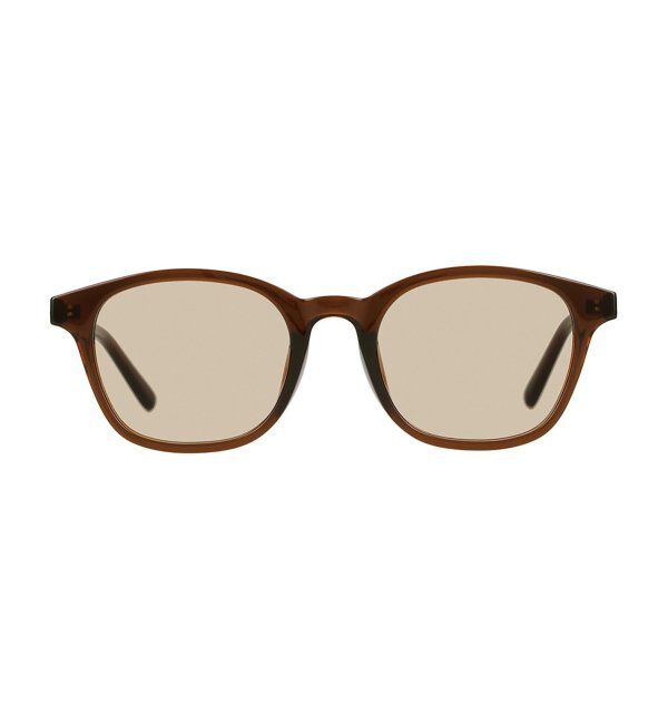  「【WEB限定】ウェリントン型 調光サングラス | カラーレンズ 軽量 紫外線対策 UVカット レンズの色が変わる」|サングラス|