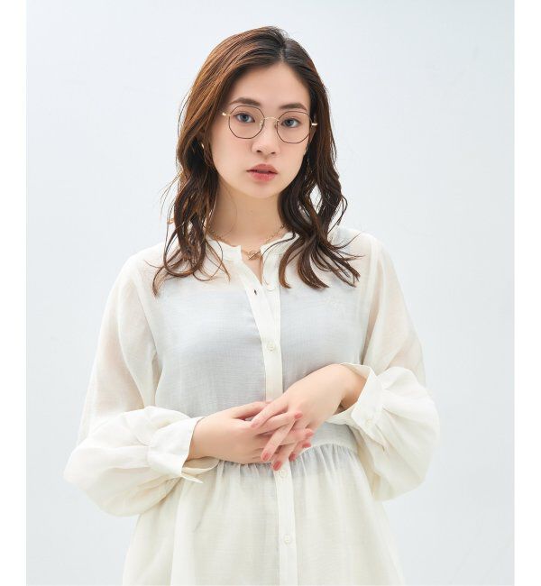  「Zoff｜Kirimaru ウェリントン型 メガネ   多角形フレーム 伊達メガネ うねうね 小顔効果 レンズ交換券付」|メガネ|