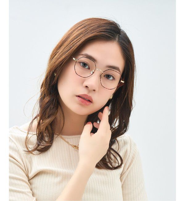  「Zoff｜Kirimaru ウェリントン型 メガネ   多角形フレーム 伊達メガネ うねうね 小顔効果 レンズ交換券付」|メガネ|