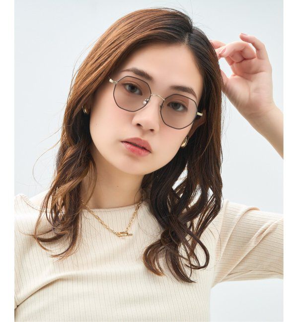  「Zoff｜Kirimaru ウェリントン型 サングラス   多角形フレーム ユニセックス UVカット 紫外線対策 小顔効果」|サングラス|