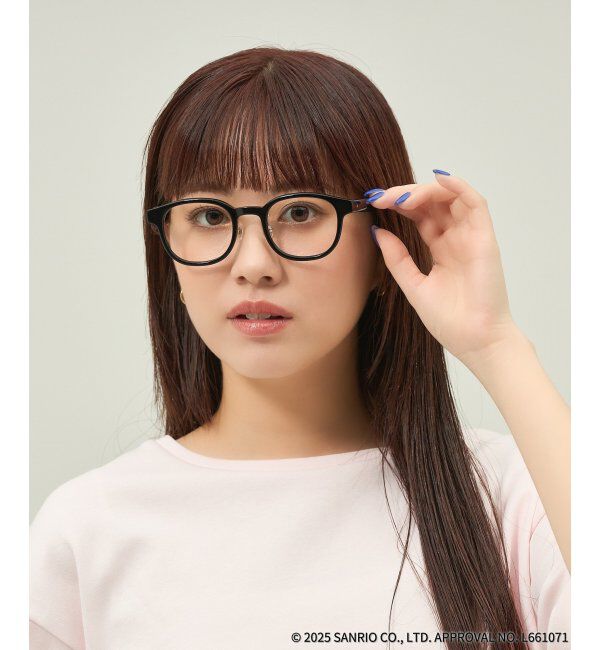  「Zoff｜はぴだんぶい 【バッドばつ丸 モデル】 メガネ｜伊達・度付きメガネ｜グッズ   レンズ交換券付」|メガネ|