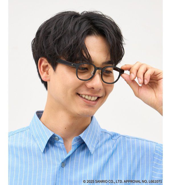  「Zoff｜はぴだんぶい 【バッドばつ丸 モデル】 メガネ｜伊達・度付きメガネ｜グッズ   レンズ交換券付」|メガネ|