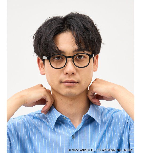  「Zoff｜はぴだんぶい 【バッドばつ丸 モデル】 メガネ｜伊達・度付きメガネ｜グッズ   レンズ交換券付」|メガネ|