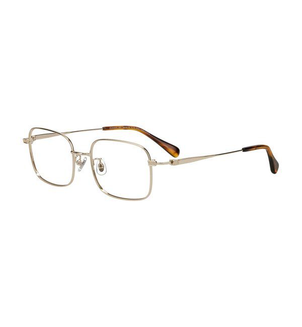  「Zoff｜TRAD メガネ | 四角 メタルフレーム 伊達メガネ 度付き 読書 ビジネス   レンズ交換券付」|メガネ|