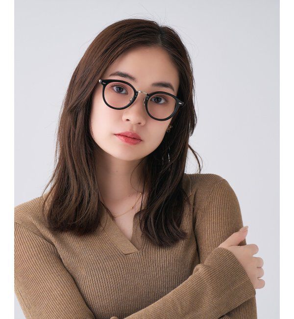  「Zoff｜UNITED ARROWS メガネ | [Stylish] 伊達メガネ 度付き ユナイテッドアローズ   レンズ交換券付」|メガネ|