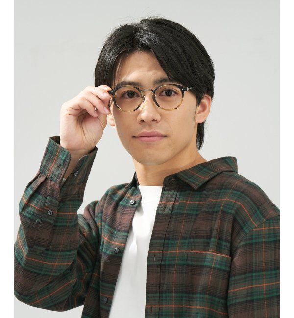  「Zoff｜UNITED ARROWS メガネ | [Stylish] 伊達メガネ 度付き ユナイテッドアローズ   レンズ交換券付」|メガネ|