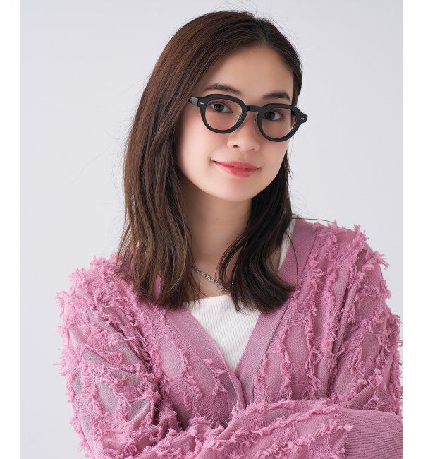  「 ボストン型 メガネ | 黒縁フレーム 伊達めがね 度付きユニセックス 読書  CLASSIC  レンズ交換券付」|メガネ|