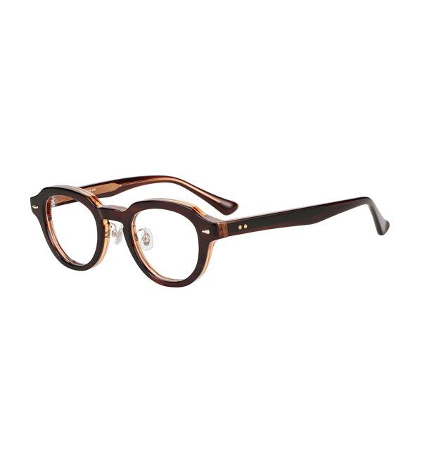  「 ボストン型 メガネ | 黒縁フレーム 伊達めがね 度付きユニセックス 読書  CLASSIC  レンズ交換券付」|メガネ|