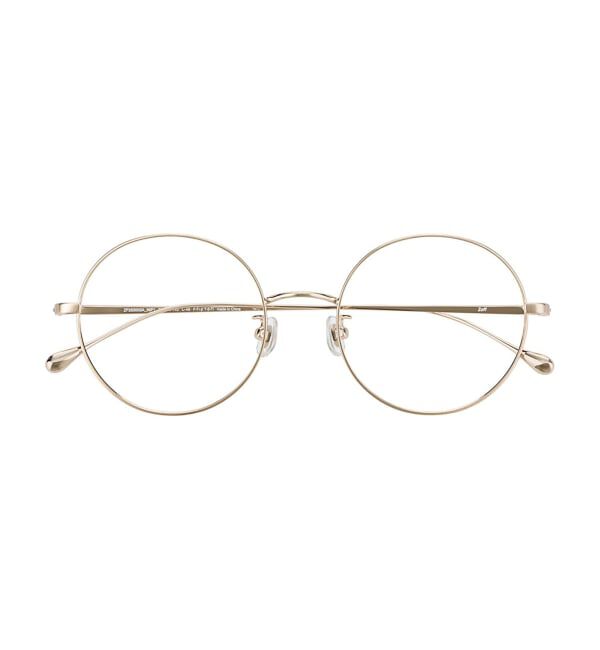  「ラウンド型 メガネ | 丸型 小顔効果 チタン 軽量 メタル 伊達・度付き ユニセックス Zoff  レンズ交換券付」|メガネ|