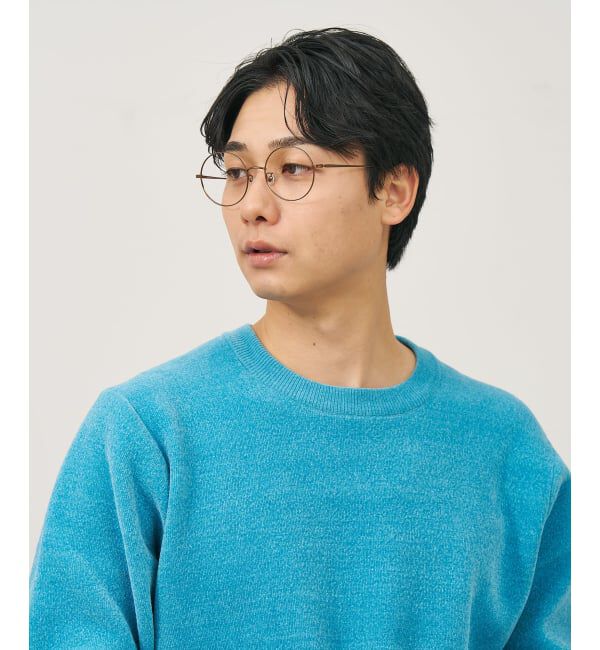  「ラウンド型 メガネ | 丸型 小顔効果 チタン 軽量 メタル 伊達・度付き ユニセックス Zoff  レンズ交換券付」|メガネ|