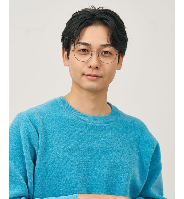  「ラウンド型 メガネ | 丸型 小顔効果 チタン 軽量 メタル 伊達・度付き ユニセックス Zoff  レンズ交換券付」|メガネ|