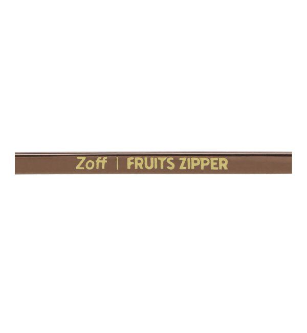  「Zoff｜FRUITS ZIPPER [月足天音(つきあし あまね)ﾓﾃﾞﾙ] メガネ | フルーツジッパー 眼鏡 レンズ交換券付」|メガネ|