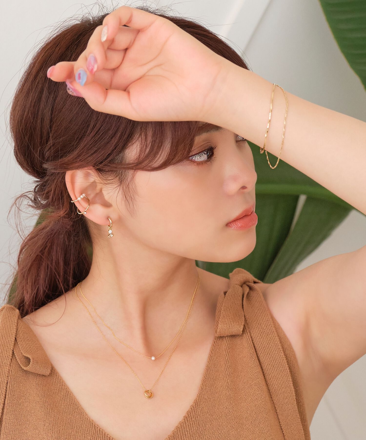 Phoebe「クラッカードレーブバングル ゴールド」|ブレスレット・バングル|