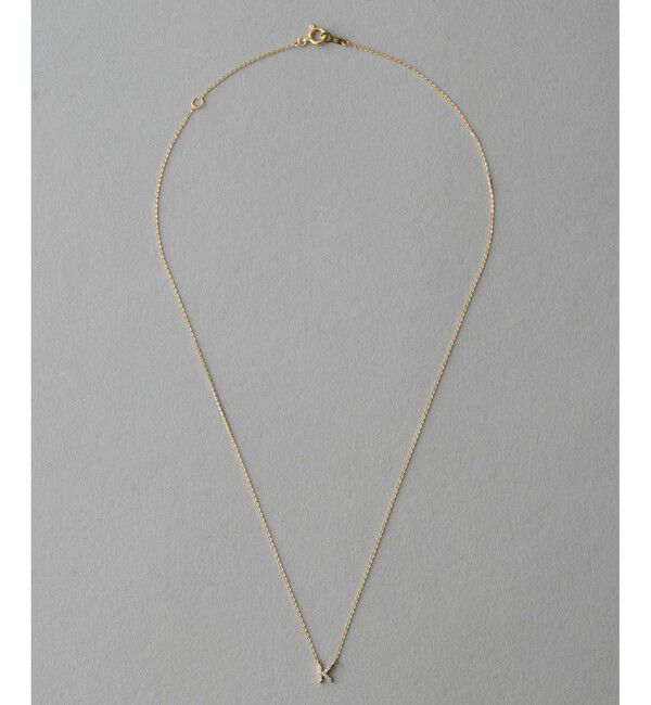 ete「[レタード] K18YG ダイヤモンド ネックレス」|ネックレス|