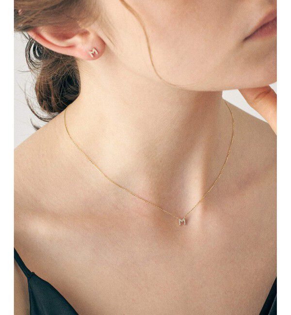 ete「[レタード] K18YG ダイヤモンド ネックレス」|ネックレス|