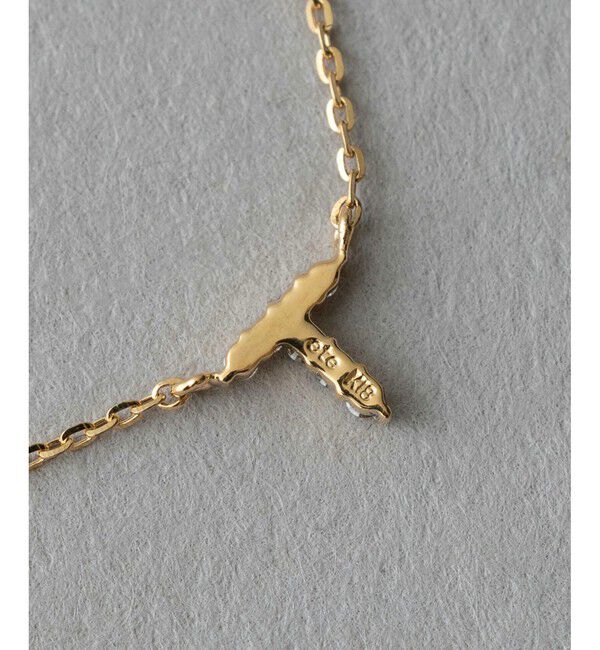 ete「[レタード] K18YG ダイヤモンド ネックレス」|ネックレス|