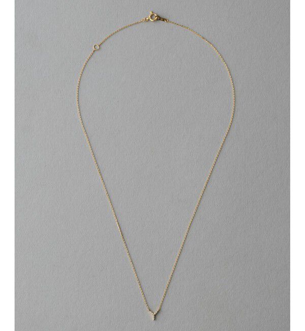 ete「[レタード] K18YG ダイヤモンド ネックレス」|ネックレス|