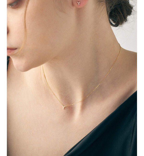 ete「[レタード] K18YG ダイヤモンド ネックレス」|ネックレス|