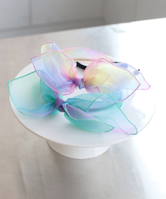 BACKYARD FAMILY「カチューシャ キッズ リボン 大きめ 通販 リボンカチューシャ 髪飾り 女の子 子供 子ども」|その他|