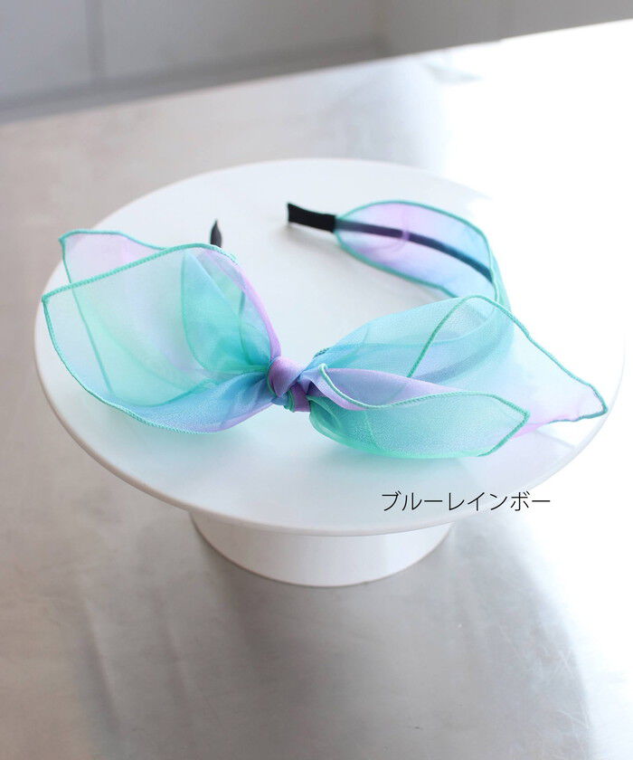 BACKYARD FAMILY「カチューシャ キッズ リボン 大きめ 通販 リボンカチューシャ 髪飾り 女の子 子供 子ども」|その他|