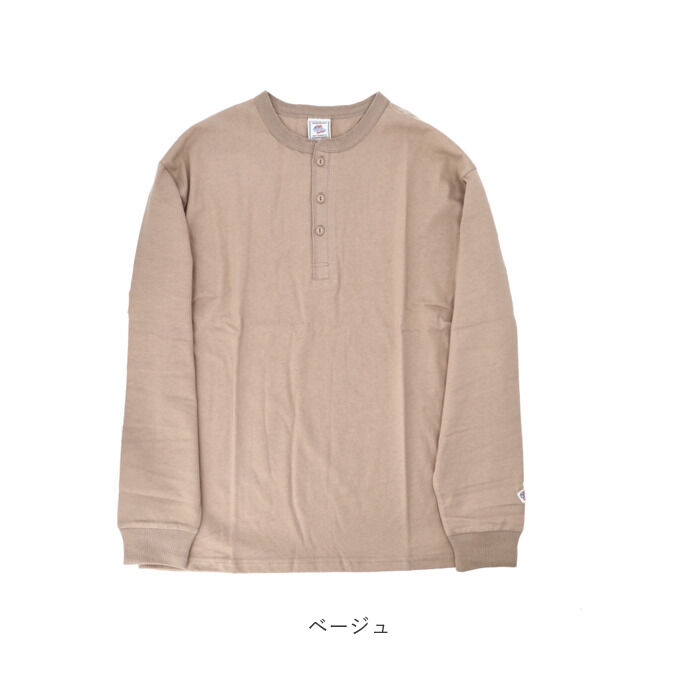 BACKYARD FAMILY「JEMORGAN ヘンリー JE111-52S ジェーイーモーガン 通販 長袖Tシャツ ロンT」|Tシャツ・カットソー|